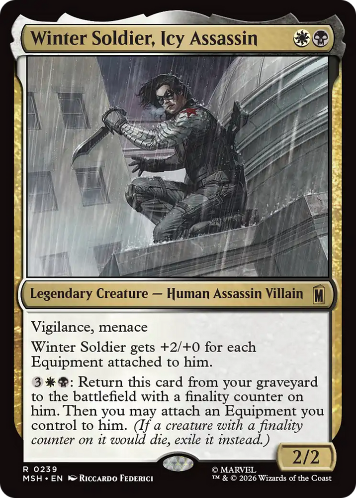 Winter Soldier, Icy Assassin [Marvel Super Heroes] Magic: The Gathering