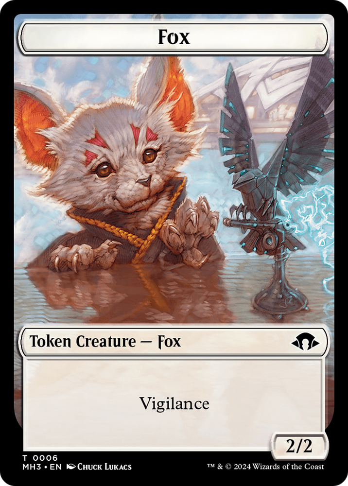 Phyrexian Germ // Fox Double-Sided Token [Modern Horizons 3 Tokens] Magic: The Gathering