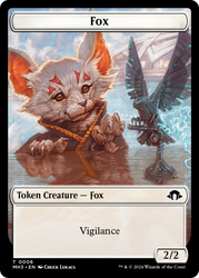 Phyrexian Germ // Fox Double-Sided Token [Modern Horizons 3 Tokens] Magic: The Gathering