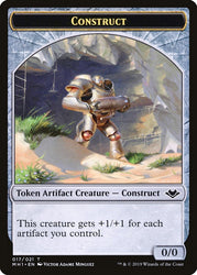 Shapeshifter (001) // Construct (017) Double-Sided Token [Modern Horizons Tokens] Magic: The Gathering