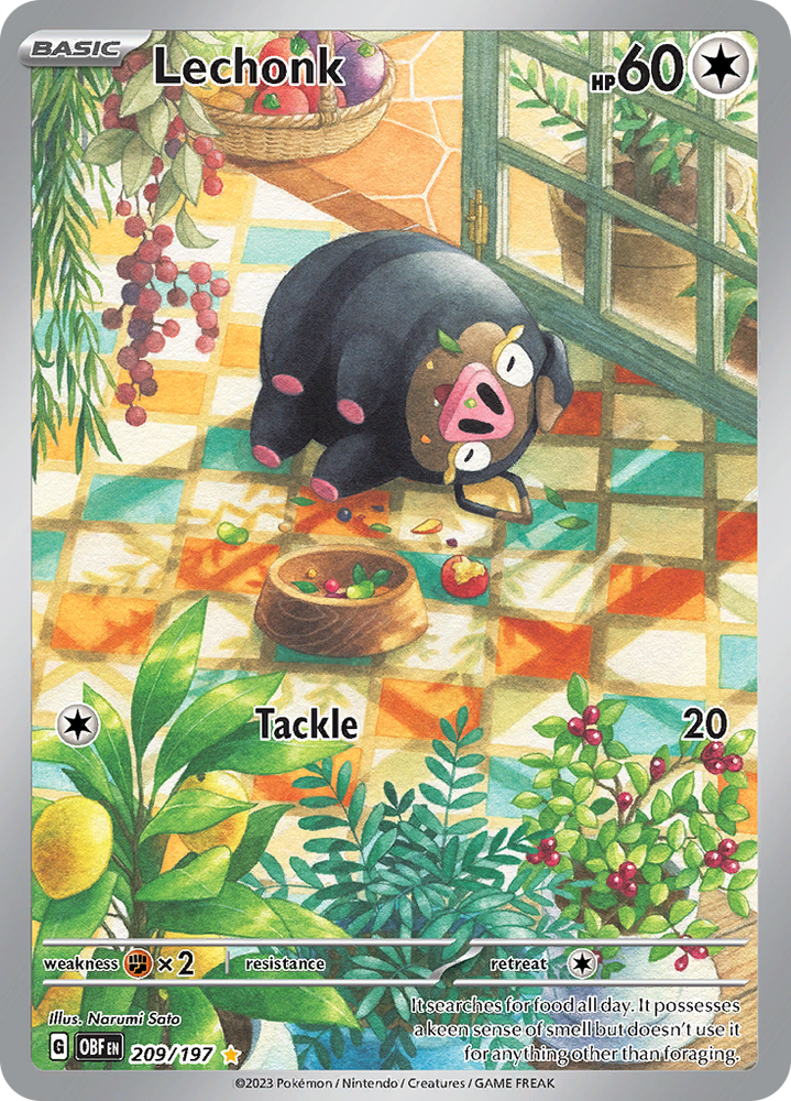 Lechonk (209/197) [Scarlet & Violet: Obsidian Flames] Pokémon