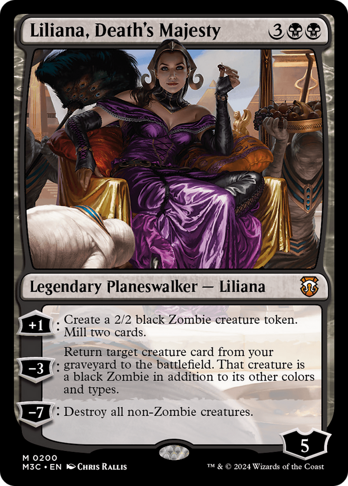 Liliana, Death's Majesty [Modern Horizons 3 Commander] Magic: The Gathering