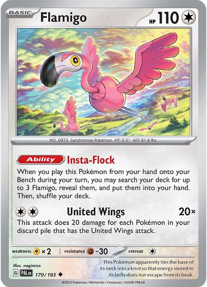 Flamigo (170/193) [Scarlet & Violet: Paldea Evolved] Pokémon