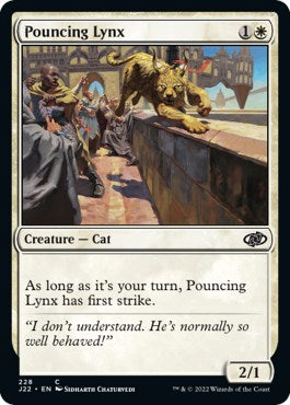 Pouncing Lynx [Jumpstart 2022] Magic: The Gathering