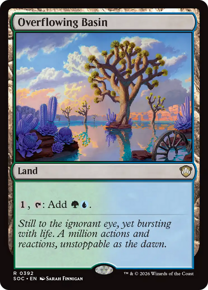 Overflowing Basin [Secrets of Strixhaven Commander] Magic: The Gathering