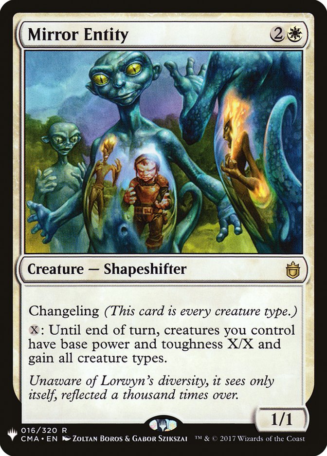 Mirror Entity (CMA) [The List] Magic: The Gathering