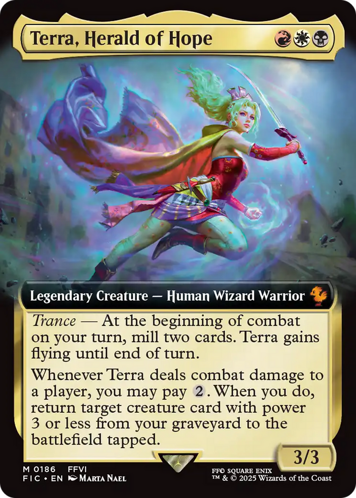 Terra, Herald of Hope (Extended Art) [FINAL FANTASY Commander] Magic: The Gathering
