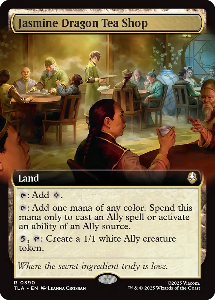 Jasmine Dragon Tea Shop (Extended Art) [Avatar: The Last Airbender] Magic: The Gathering
