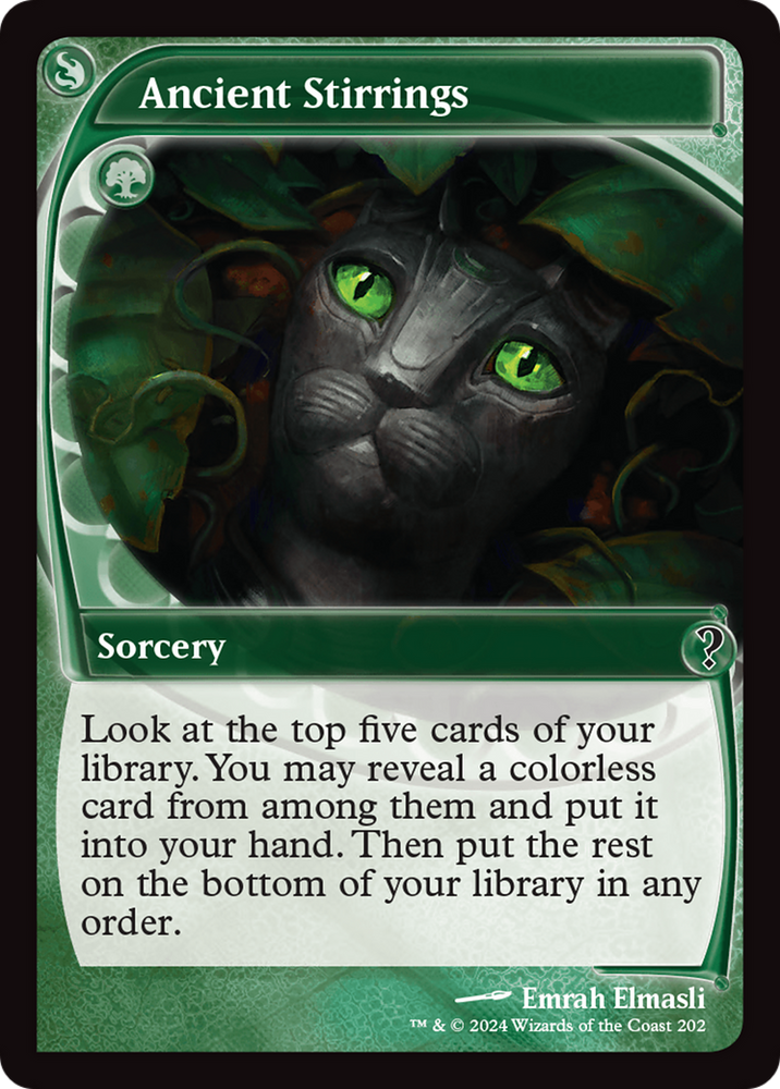 Ancient Stirrings (Future Sight) [Mystery Booster 2] Magic: The Gathering