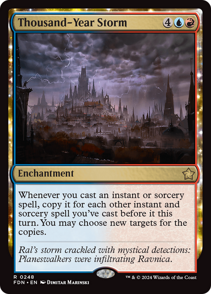 Thousand-Year Storm [Foundations] Magic: The Gathering