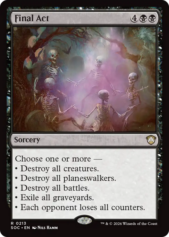 Final Act [Secrets of Strixhaven Commander] Magic: The Gathering