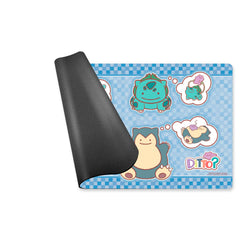 Playmat - Ditto? (Squirtle, Bulbasaur, Charmander, and Snorlax) Pokémon