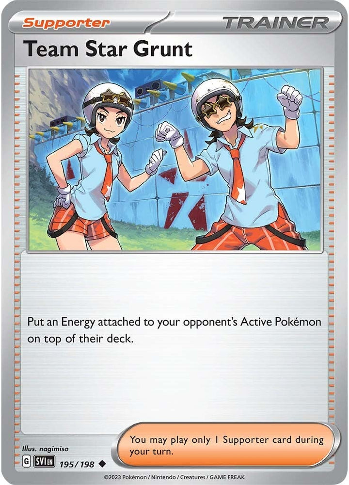 Team Star Grunt (195/198) [Scarlet & Violet: Base Set] Pokémon