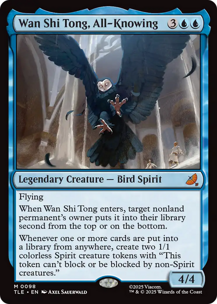 Wan Shi Tong, All-Knowing [Avatar: The Last Airbender: Eternal-Legal] Magic: The Gathering