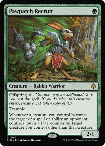 Pawpatch Recruit [Bloomburrow] Magic: The Gathering