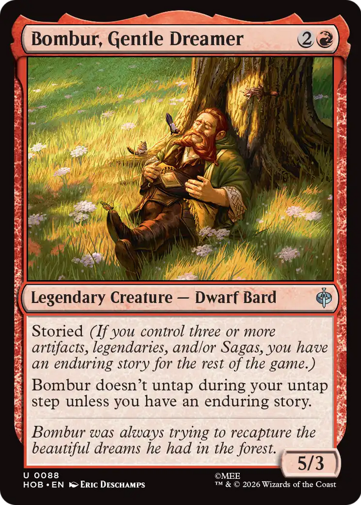 Bombur, Gentle Dreamer [The Hobbit] Magic: The Gathering