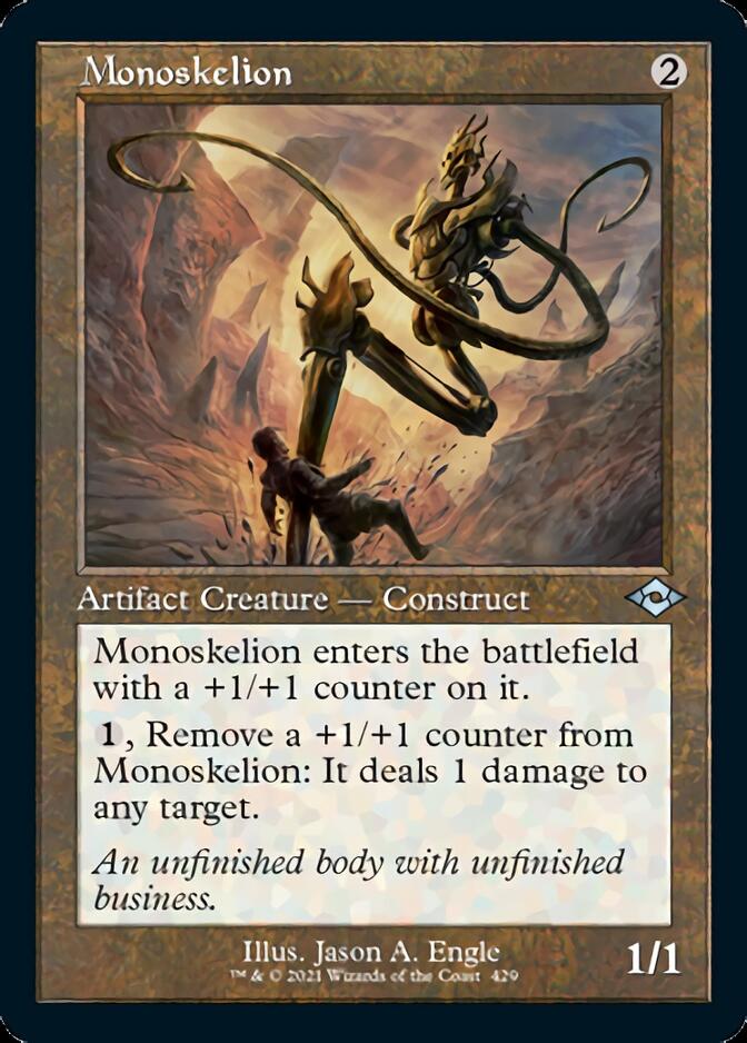 Monoskelion (Retro Foil Etched) [Modern Horizons 2] Magic: The Gathering