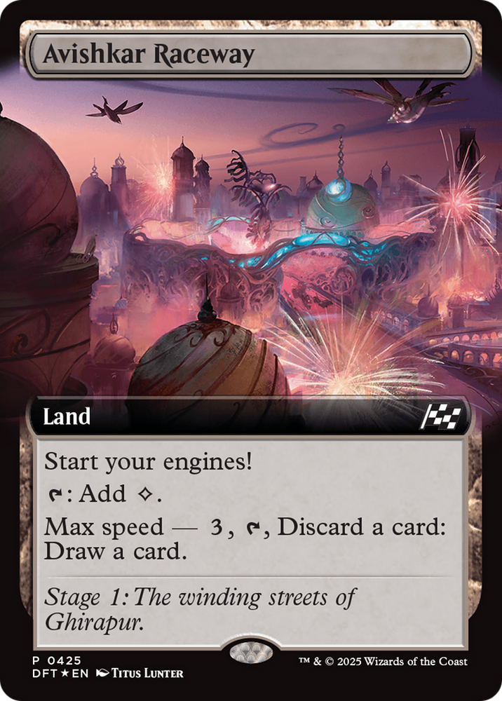Avishkar Raceway (Extended Art) [Aetherdrift] Magic: The Gathering