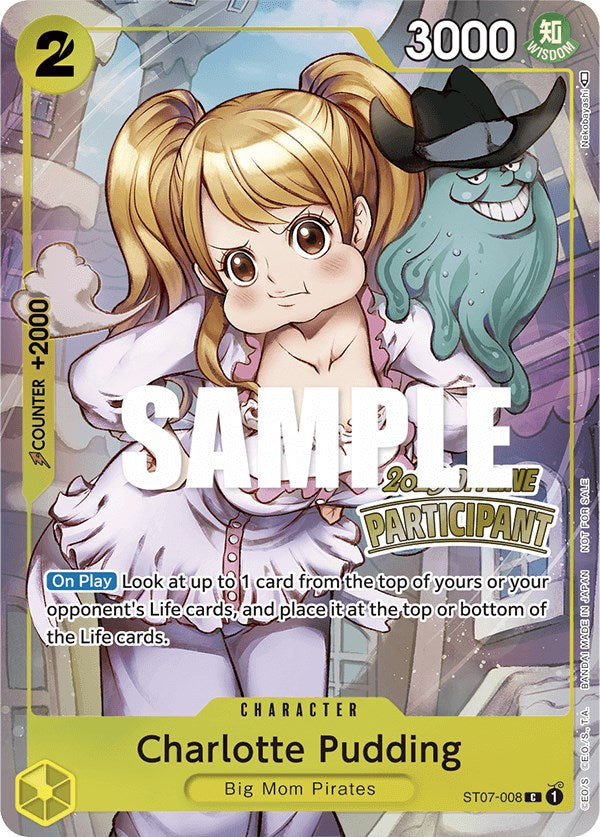 Charlotte Pudding (Offline Regional 2023) [Participant] [One Piece Promotion Cards] Bandai