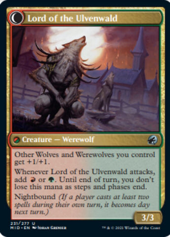 Kessig Naturalist // Lord of the Ulvenwald [Innistrad: Midnight Hunt] Magic: The Gathering