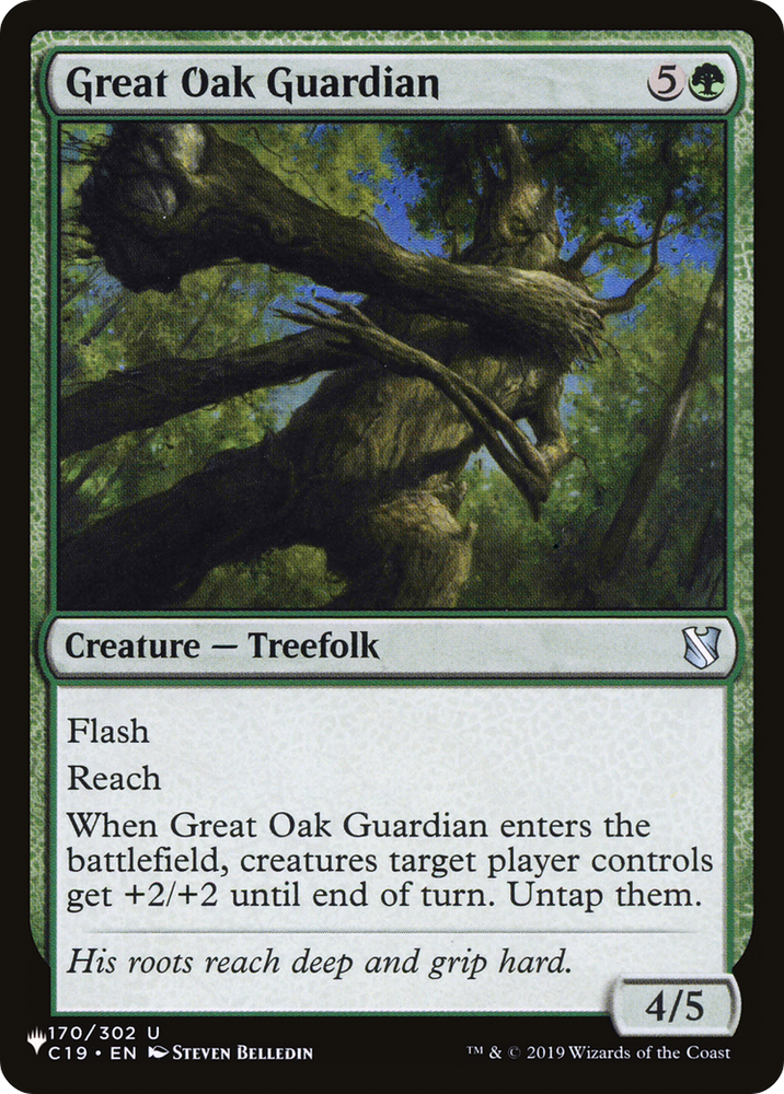 Great Oak Guardian [The List] Magic: The Gathering