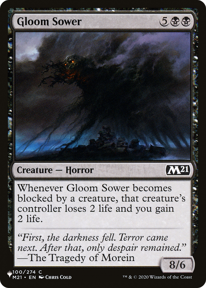 Gloom Sower [The List] Magic: The Gathering