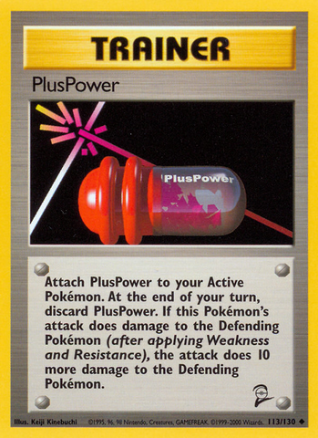 PlusPower (113/130) [Base Set 2] Pokémon