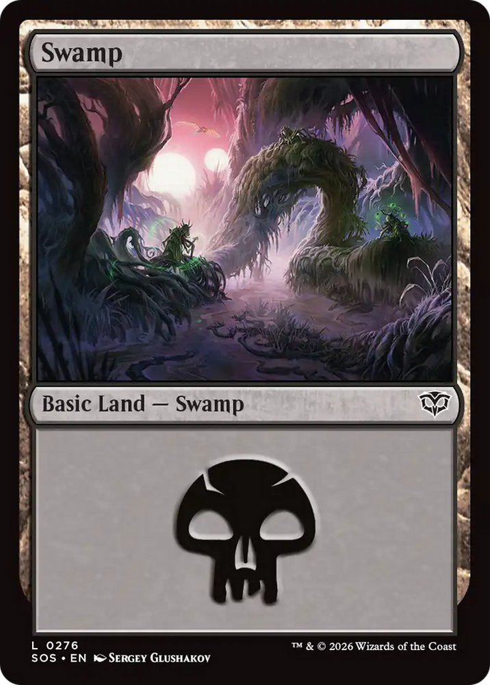 Swamp (0276) [Secrets of Strixhaven] Magic: The Gathering