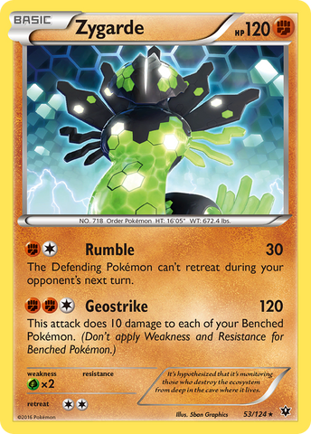 Zygarde (53/124) [XY: Fates Collide] Pokémon