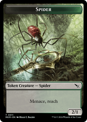 Thopter (0020) // Spider Double-Sided Token [Murders at Karlov Manor Tokens] Magic: The Gathering