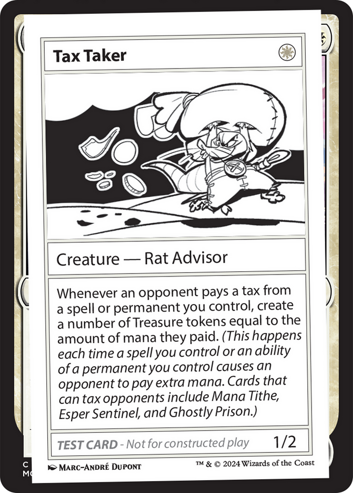 Tax Taker [Mystery Booster 2 Playtest Cards] Magic: The Gathering