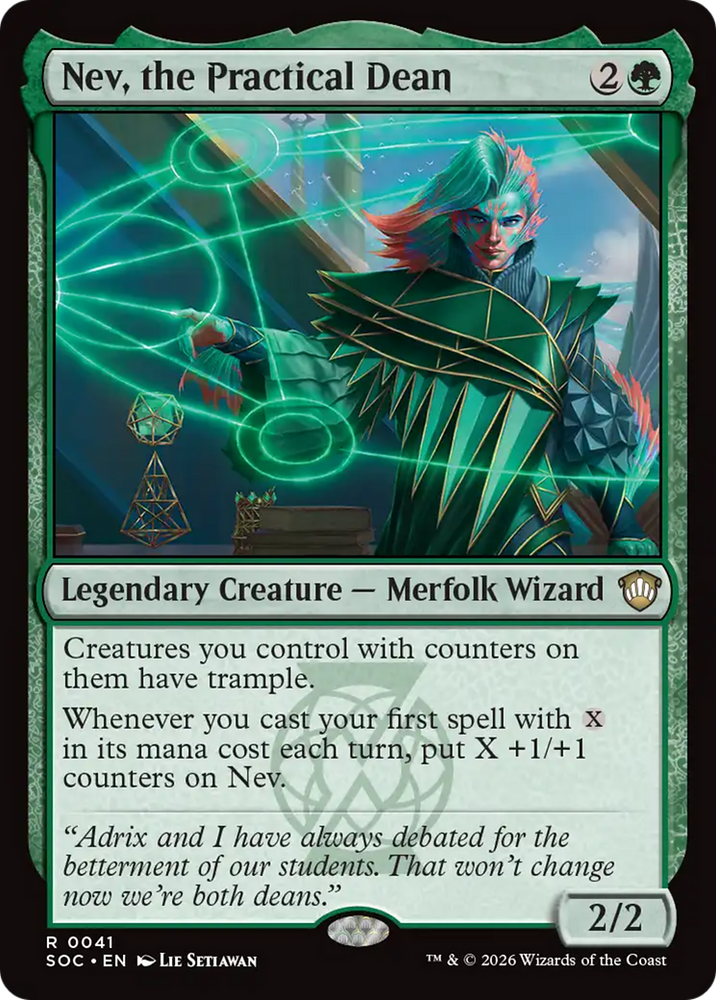 Nev, the Practical Dean [Secrets of Strixhaven Commander] Magic: The Gathering