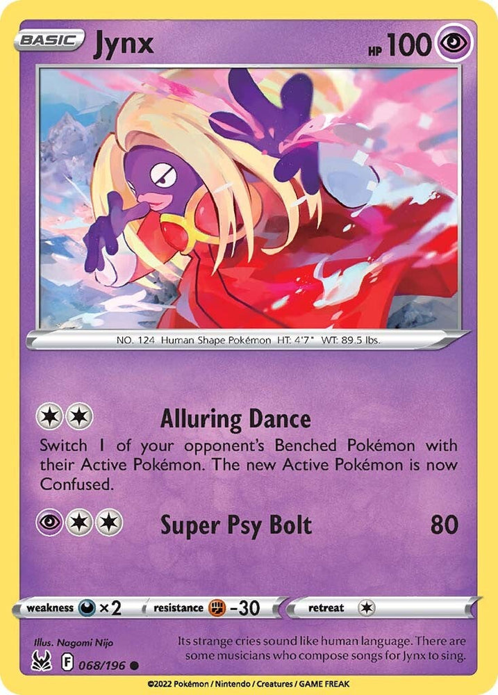 Jynx (068/196) [Sword & Shield: Lost Origin] Pokémon