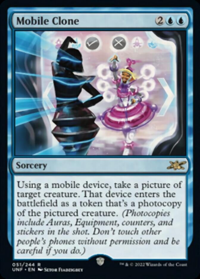 Mobile Clone [Unfinity] Magic: The Gathering