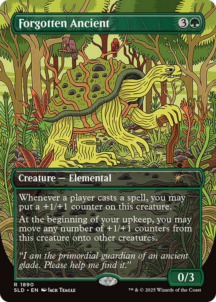 Forgotten Ancient (Rainbow Foil) [Secret Lair Drop Series] Magic: The Gathering