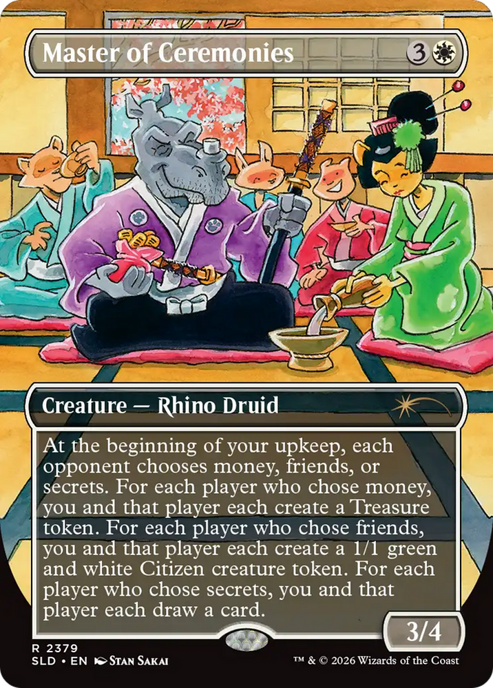 Master of Ceremonies [Secret Lair Drop Series] Magic: The Gathering