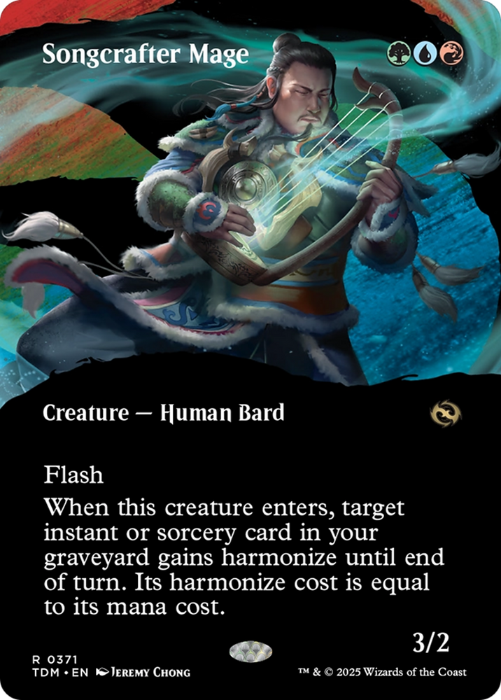 Songcrafter Mage (Borderless) [Tarkir: Dragonstorm] Magic: The Gathering