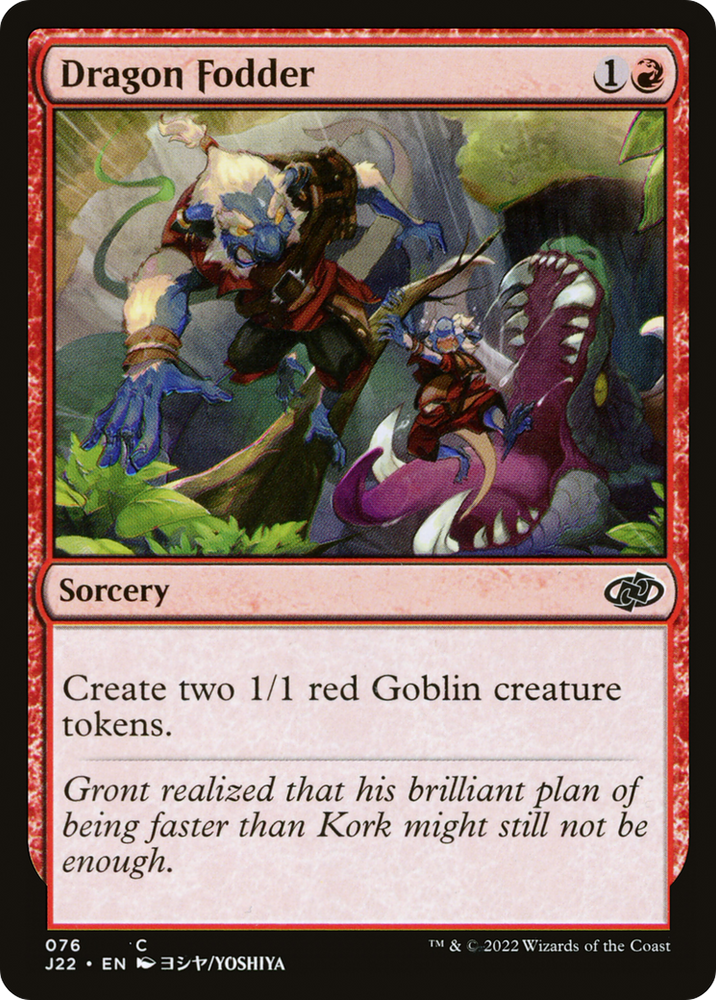 Dragon Fodder (76) [Jumpstart 2022] Magic: The Gathering