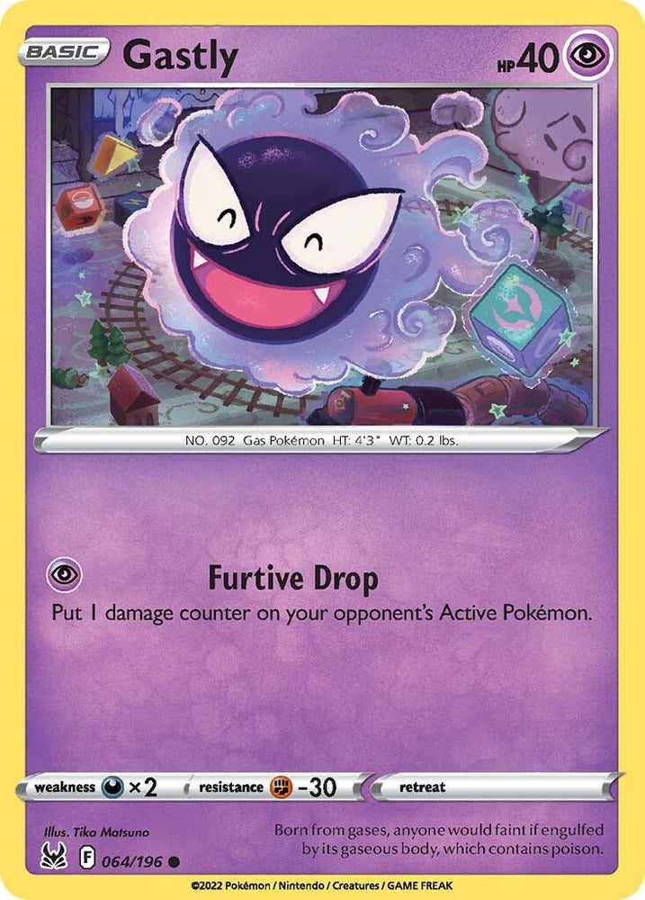 Gastly (064/196) [Sword & Shield: Lost Origin] Pokémon
