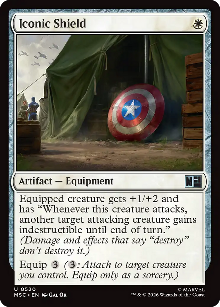 Iconic Shield [Marvel Super Heroes Commander] Magic: The Gathering