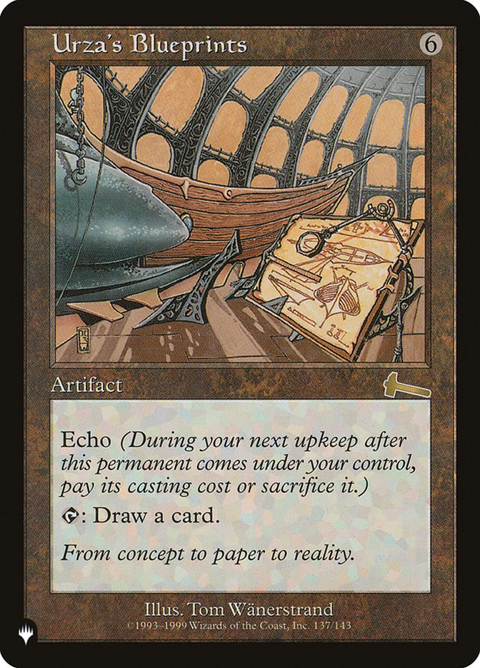Urza's Blueprints [The List] Magic: The Gathering