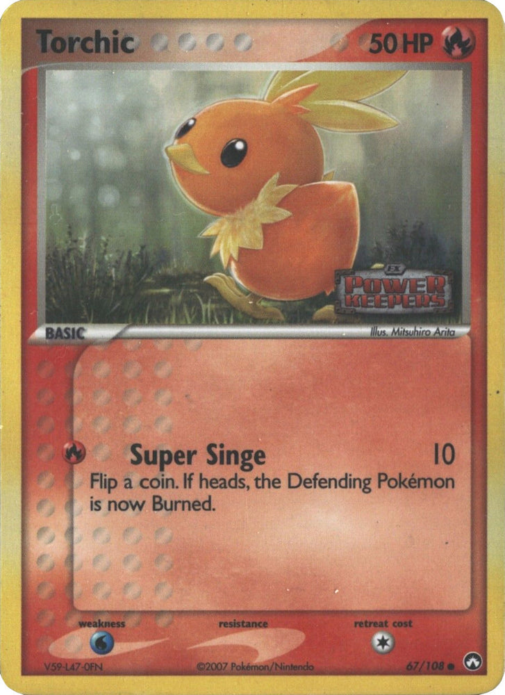 Torchic (67/108) (Stamped) [EX: Power Keepers] Pokémon