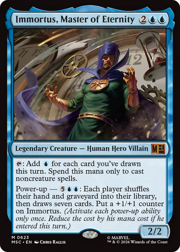 Immortus, Master of Eternity [Marvel Super Heroes Commander] Magic: The Gathering