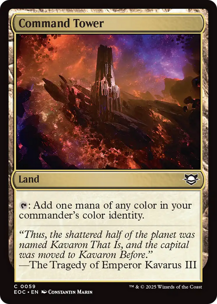 Command Tower [Edge of Eternities Commander] Magic: The Gathering