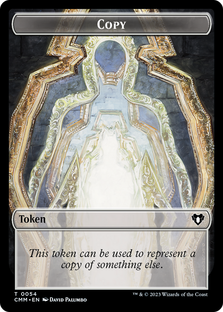 Copy (54) // Sliver Double-Sided Token [Commander Masters Tokens] Magic: The Gathering
