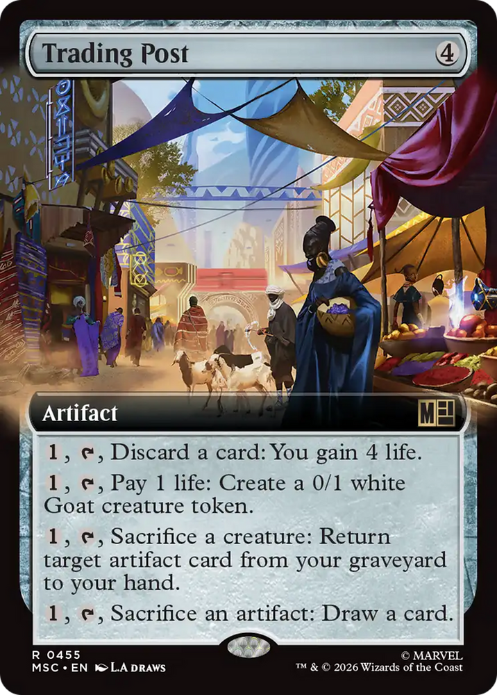 Trading Post (Extended Art) [Marvel Super Heroes Commander] Magic: The Gathering