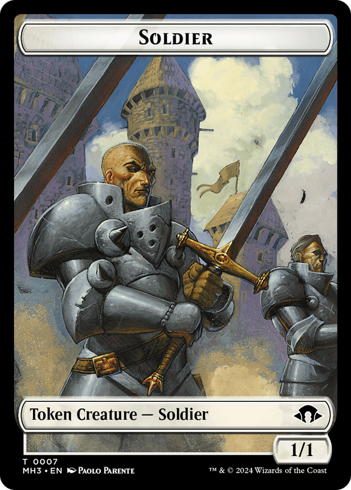 Soldier Token [Modern Horizons 3 Tokens] Magic: The Gathering