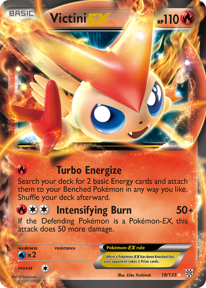 Victini EX (18/135) [Black & White: Plasma Storm] Pokémon
