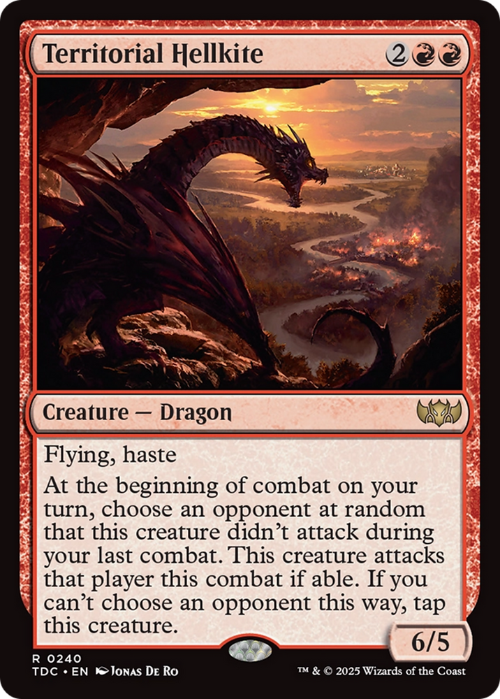 Territorial Hellkite [Tarkir: Dragonstorm Commander] Magic: The Gathering