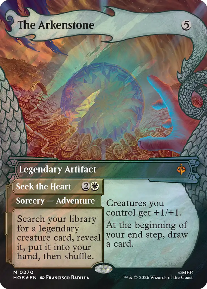 The Arkenstone (Showcase) (Surge Foil) [The Hobbit] Magic: The Gathering